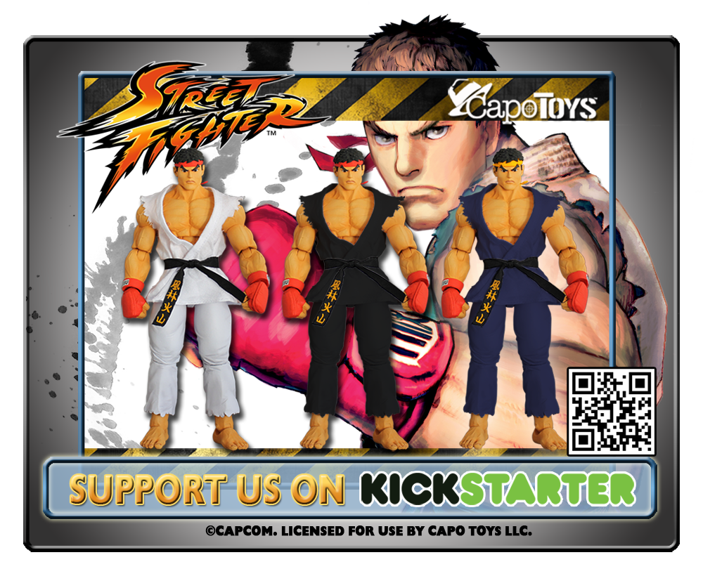 Capo Toys Announces Their Street Fighter Action Figure Series Live Via  Kickstarter!