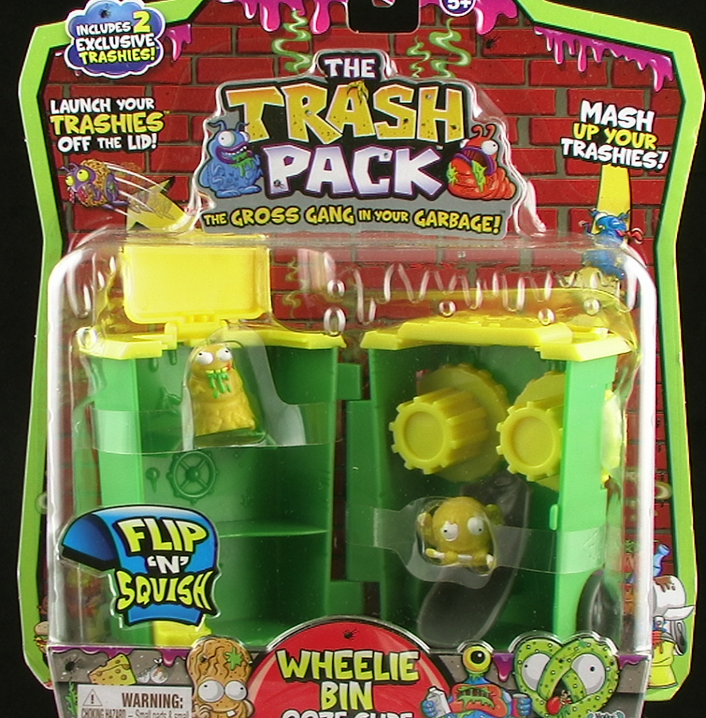 The Trash Pack Wheelie Bin Ooze Slide Mini Figure Playset Review ...