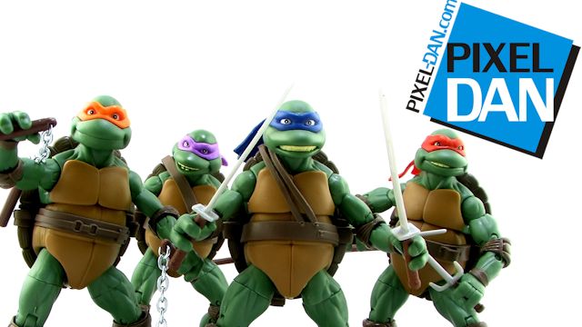 Teenage Mutant Ninja Turtles Classic Collection 1990 Movie Figures Video  Review